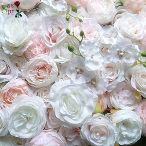 SPR decorazione murale fiore da parete per occasione di matrimonio 60*40cm rifinito muro di fiori rosa per eventi di festa Baby Show - Product Image 2