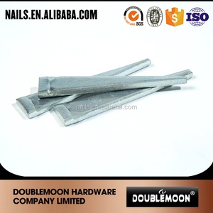 Helle Stahl Geschnitten Mauer Nails Blech nagel