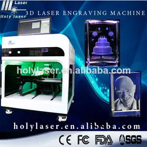 Sous- surface de cristal machine de gravure laser, couleur 3d laser machine de gravure de cristal
