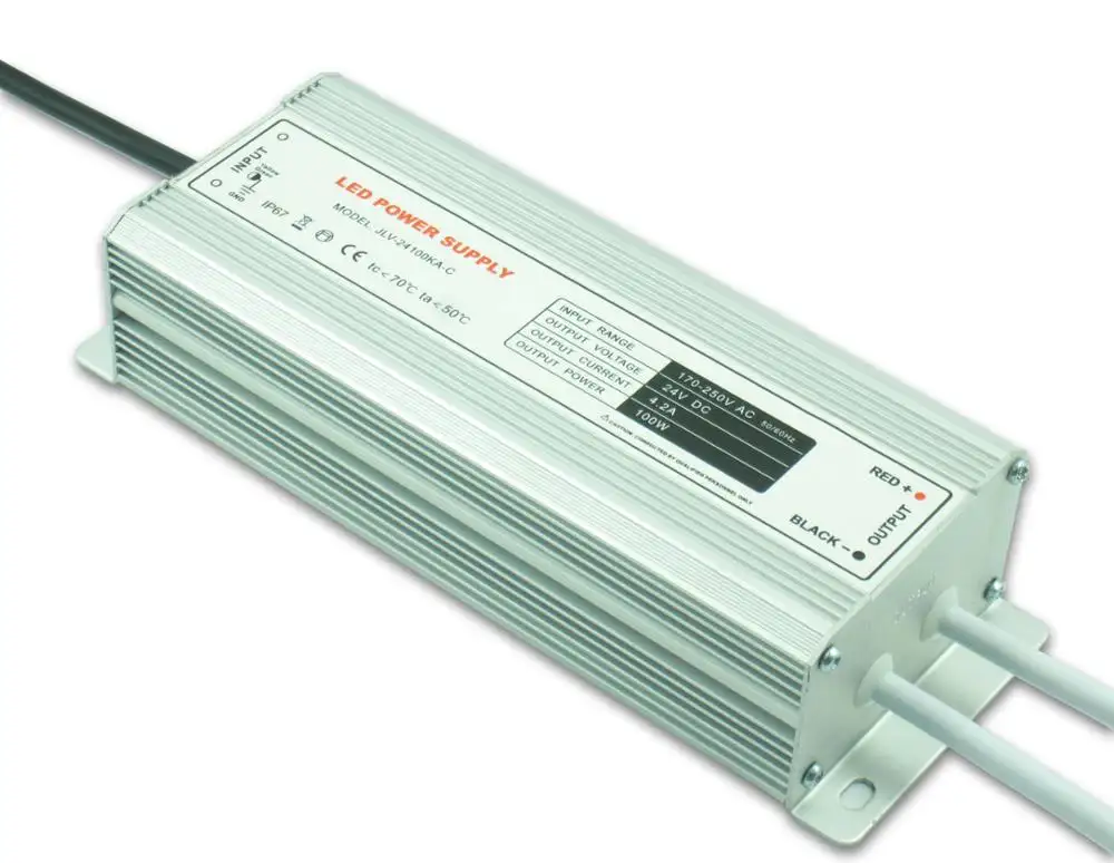 AC/DC güç kaynağı DC12V DC24V 100 W 8.33A CE ROHS LED sürücü için LED şerit