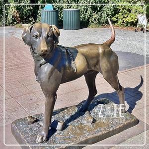 Grote Outdoor Tuin metalen ambachten brons hond sculptuur - Product Image 5