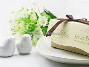 الحب الطيور السيراميك الملح و رشاشة فلفل عرس الحسنات للحصول على أرخص الزفاف هدية - Product Image 2