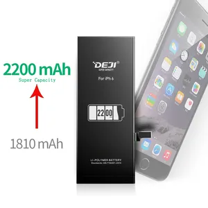 DEJI מותג-חדש החלפת סוללה עבור טלפון iphone 6 באיכות גבוהה טלפון פנימי סוללה