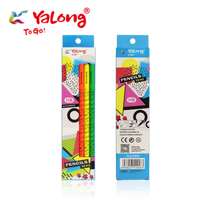 YL815055 고품질 흑연 연필 원형 나무 손잡이 표준 연필 어린이용 HB 연필 세트 학교용 - Product Image 3