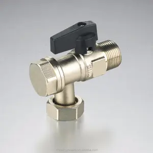 angled gas mini brass ball valve