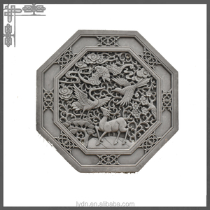 Chinesische Art Hof skulptur Ziegel platten alte Gebäude Bildschirm Wand dekoration gebogenen Ziegel - Product Image 2