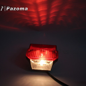 Feu arrière de voiture avec réflecteur intégré Pazoma, phare de plaque d'immatriculation pour <span class=keywords><strong>ETZ</strong></span> 150 <span class=keywords><strong>250</strong></span> 251 301 SUZUKI TS125 - Product Image 6