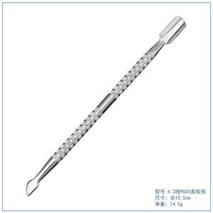 ที่ดันเล็บสแตนเลสสีเงินแบบมืออาชีพทนทานพร้อมโลโก้ออกแบบได้ตามต้องการ - Product Image 6