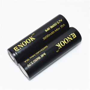 Promoção de natal! Enook 18650 3600 mAh 35A 3.7 v rechargeble bateria vapor com brindes - Product Image 2