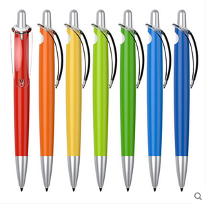 도매 2021 새로운 사용자 정의 화이트 블랙 잉크 볼펜 독일 잉크 컬러 고무 그립 플라스틱 로고 저렴한 - Product Image 6