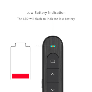 Batterie Souris Sans Fil PPT Présentateur avec <span class=keywords><strong>Vert</strong></span> Rouge <span class=keywords><strong>Laser</strong></span> Pointeur - Product Image 5