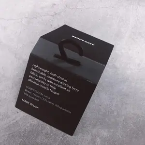 Tùy Chỉnh Tái Chế Sinh Thái Thân Thiện In Sản Phẩm Giấy Treo Thẻ Cho Sock, Sock Label Tag - Product Image 1