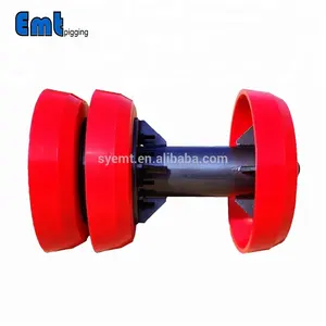 EMT Manufacturing Pipe Cleaning 3 Cups Scraper Pig,Customized Polyurethane Oil&gas Pipeline Smart Cup Pig For Pigging System