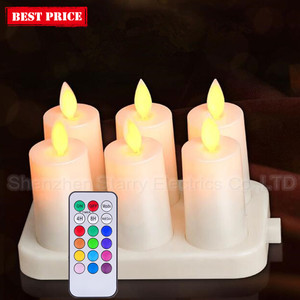 Bán Buôn Mini Sạc Di Chuyển Ngọn Lửa Trà Ánh Sáng Led Nến Đặt Led NẾN Ánh Sáng - Product Image 3