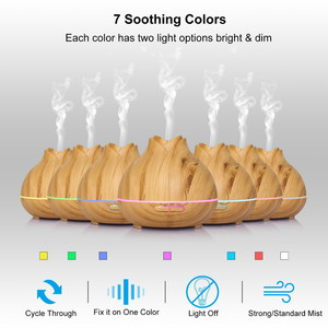 LED ultrasonido aroma difusor de aceite esencial humidificador de aire <span class=keywords><strong>aromaterapia</strong></span> purificador - Product Image 2
