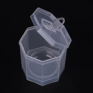 PP Plastik Sekizgen Kutusu Asılı şeffaf plastik saklama kabı Küçük Araçlar