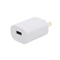 Chargeur USB portable 5W 5V/1A ignifuge pour PC avec protections contre les courts-circuits, OVP, OTP, OLP pour téléphones portables, ordinateurs portables et appareils photo
