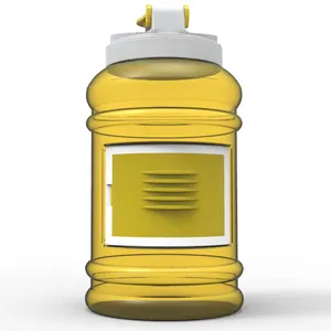 Artículos calientes deporte ecológico botella de agua titular de la tarjeta joyshaking 2.2L gran capacidad botella de agua para