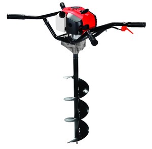 TOPWE 58cc Machine à creuser à la main Perceuse de terre <span class=keywords><strong>manuelle</strong></span> Tarière <span class=keywords><strong>manuelle</strong></span> pour planter des arbres et des légumes - Product Image 1