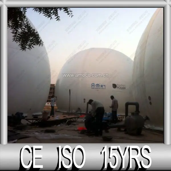 amoco doppia membrana biogas deposito per attrezzature per il progetto biogas in india