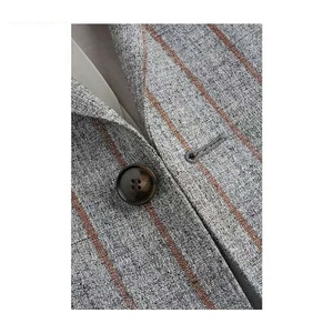 <span class=keywords><strong>Costume</strong></span> <span class=keywords><strong>homme</strong></span> moderne à coupe ajustée, nouveau design, sur mesure, <span class=keywords><strong>prix</strong></span> de marque haut de gamme - Product Image 3