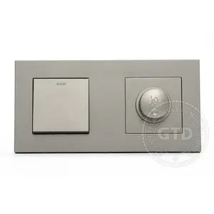 Smart Hotel Home Using Special silver gray dimmer Fan switch smart home