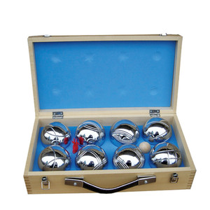 8 Stainless Steel Box Bocce Ball <strong>Petanque</strong> Boules Boccia <strong>Set</strong> Durable Outdoor Garden Games Sports <strong>Set</strong> - Product Image 1