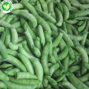 Gousses de pois plates chinoises congelées Treillis Sucre frais et sucré Snap Field Ann Fruit croustillant Culture d'OGM Blanchiment comestible - Product Image 4