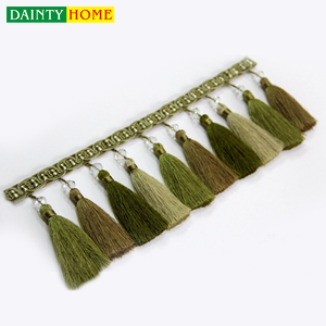 Alibaba Meilleures Ventes Coloré Garniture Fringe Pour Rideau Fringe Pour Rideaux Garniture Gland <span class=keywords><strong>THome</strong></span> Textile En Chine - Product Image 2