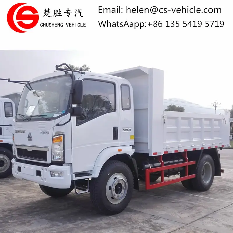 Sinotruk HOMAN 4X2 4X4 off road 4wd dump trucks 14tons tipper truck 6 wheel dump truck