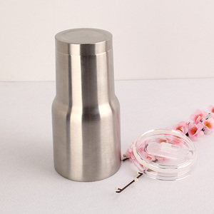 Doble pared 30 oz 18/8 de acero inoxidable hielo/viajes fría tumber Copa aislados tumbler taza con tapa de cristal - Product Image 3