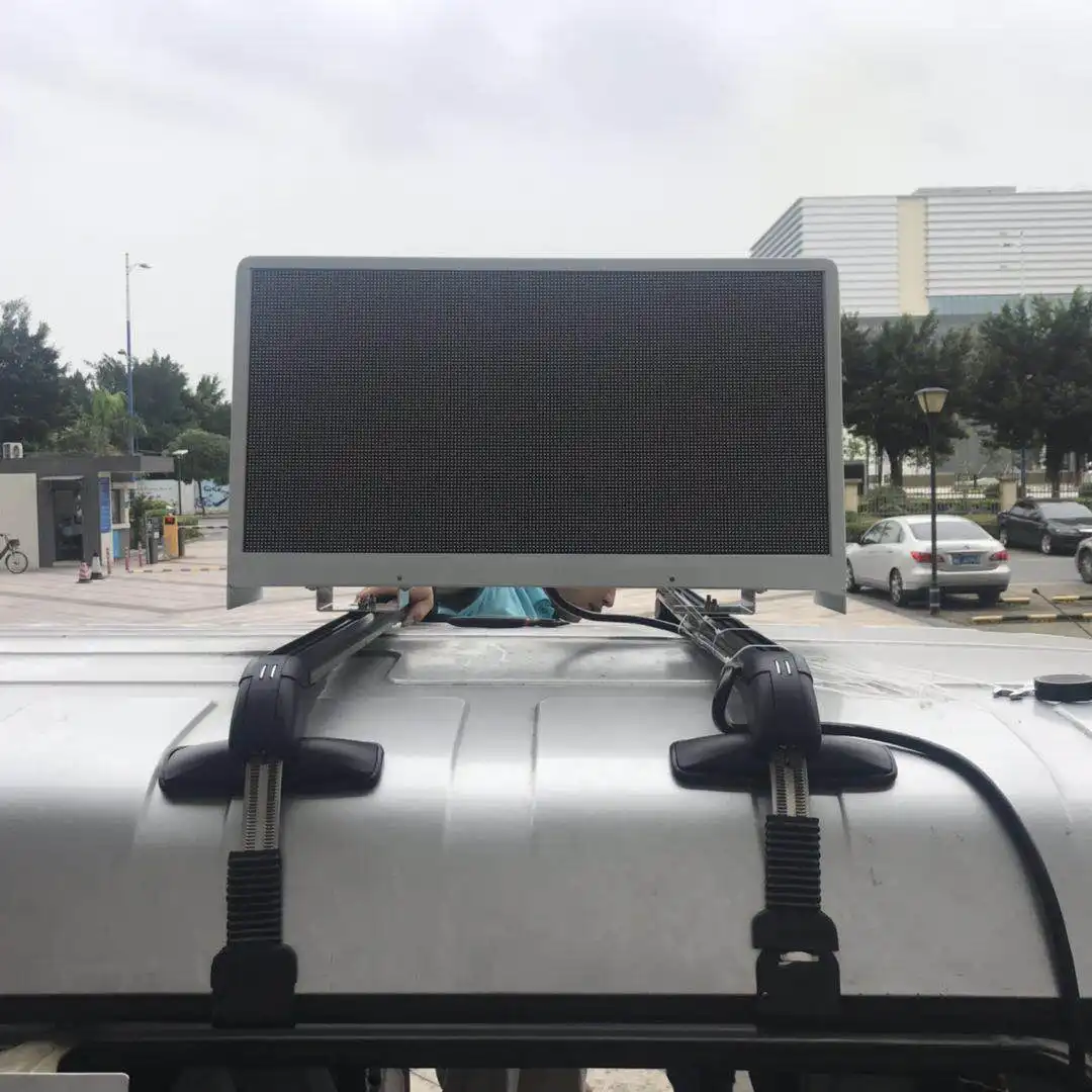 LEDbow P5 Taxi top LED display met aluminium structuur en smart control system (Kleine versie)