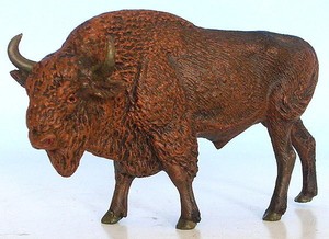Statue de <span class=keywords><strong>Bison</strong></span> en Résine de Taille Naturelle Décoration de Zoo Vente Chaude Sculpture Artistique - Product Image 2