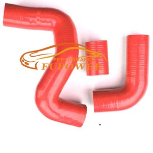 Per RANGE <span class=keywords><strong>ROVER</strong></span> P38 2.5L DIESEL TURBO INTERCOOLER TUBO FLESSIBILE DEL SILICONE TUBO KIT-RED - Product Image 1