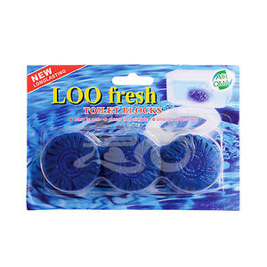 Limpiador de Inodoros Personalizado con Burbujas Azules, Fórmula Química de 150 g - Product Image 1
