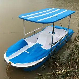 Pas cher En Fiber De Verre Pédalo Loisirs Pédale Bateau