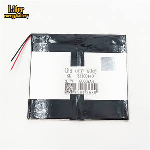 33100140 rechargeable 6000 mAh lithium polymer battery <span class=keywords><strong>3</strong></span>,7 V single LiPo cell - Product Image 3