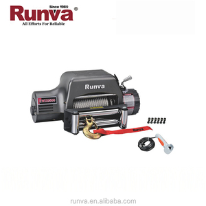 Factory Sale <strong>Runva</strong> Dc 12V or 24V Power Drive Optional Portable <strong>Winch</strong> - Product Image 1