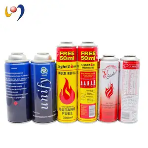 Aerosol Tin Cans Metal Tinplate Can for Butane Gas