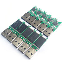 Chip USB 3.0 y USB 2.0 Integrado en Pendrive de 16GB 32GB 64GB 128GB, Disco U Desnudo