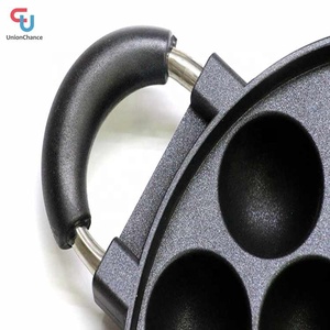 36CM Die-cast Iron Egg Fry <strong>Pan</strong> Non-stick Dutch <strong>Pancake</strong> <strong>Pan</strong> Waffle <strong>Pancake</strong> <strong>Pan</strong> - Product Image 5