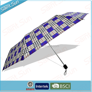 3 Fois Pas Cher Prix Supermini Parasol <span class=keywords><strong>Tartan</strong></span> <span class=keywords><strong>Parapluie</strong></span> - Product Image 1