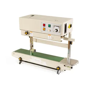 aluminum foil Vertical Coffee Food Plastic bag sealer FR900 Continuous band sealer sealing machine