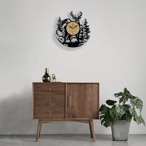Horloge murale en vinyle sans cadre, horloge d'art <span class=keywords><strong>CD</strong></span> de disque vinyle pour <span class=keywords><strong>la</strong></span> décoration de <span class=keywords><strong>la</strong></span> maison, cadeaux créatifs - Product Image 4