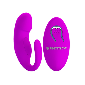 Gode vibrateur <span class=keywords><strong>clitoris</strong></span> sans fil 12 fonctions vibrations télécommande USB rechargeable masseur - Product Image 2