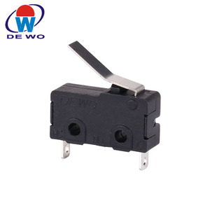 가장 천한 전기 마이크로 스위치 SS5 1A-10A 125v 250v SPST <span class=keywords><strong>2</strong></span> 핀 푸시 버튼 제한 마이크로 스위치 게임 머신 - Product Image 2