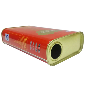 1 Lít Vòng Kim Loại Hình Chữ Nhật Lon Với Nắp Rỗng Lon Thiếc Với Vòi Linh Hoạt Cho Dầu Ô Liu <span class=keywords><strong>Tin</strong></span> <span class=keywords><strong>Can</strong></span> Vuông - Product Image 1