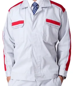 Asit-alkali Dayanıklı Workwear Polyester/Pamuk Ceket & Pantolon Fabrika Işçisi Üniforma