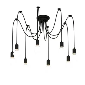 Black Light Fixture Cast Iron Chandelier Import Pendant Lamp From China Chandelier For Hotel