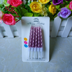 Vela espiral de cumpleaños para decoración de pasteles, color dorado y morado, 2022 - Product Image 3